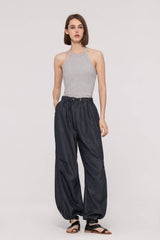 Adjustable Waistband Sporty Jeans