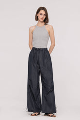 Adjustable Waistband Sporty Jeans