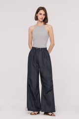 Adjustable Waistband Sporty Jeans