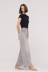 Light Grey Wide Leg Jeans