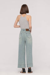 Wide Leg Cropped Jeans