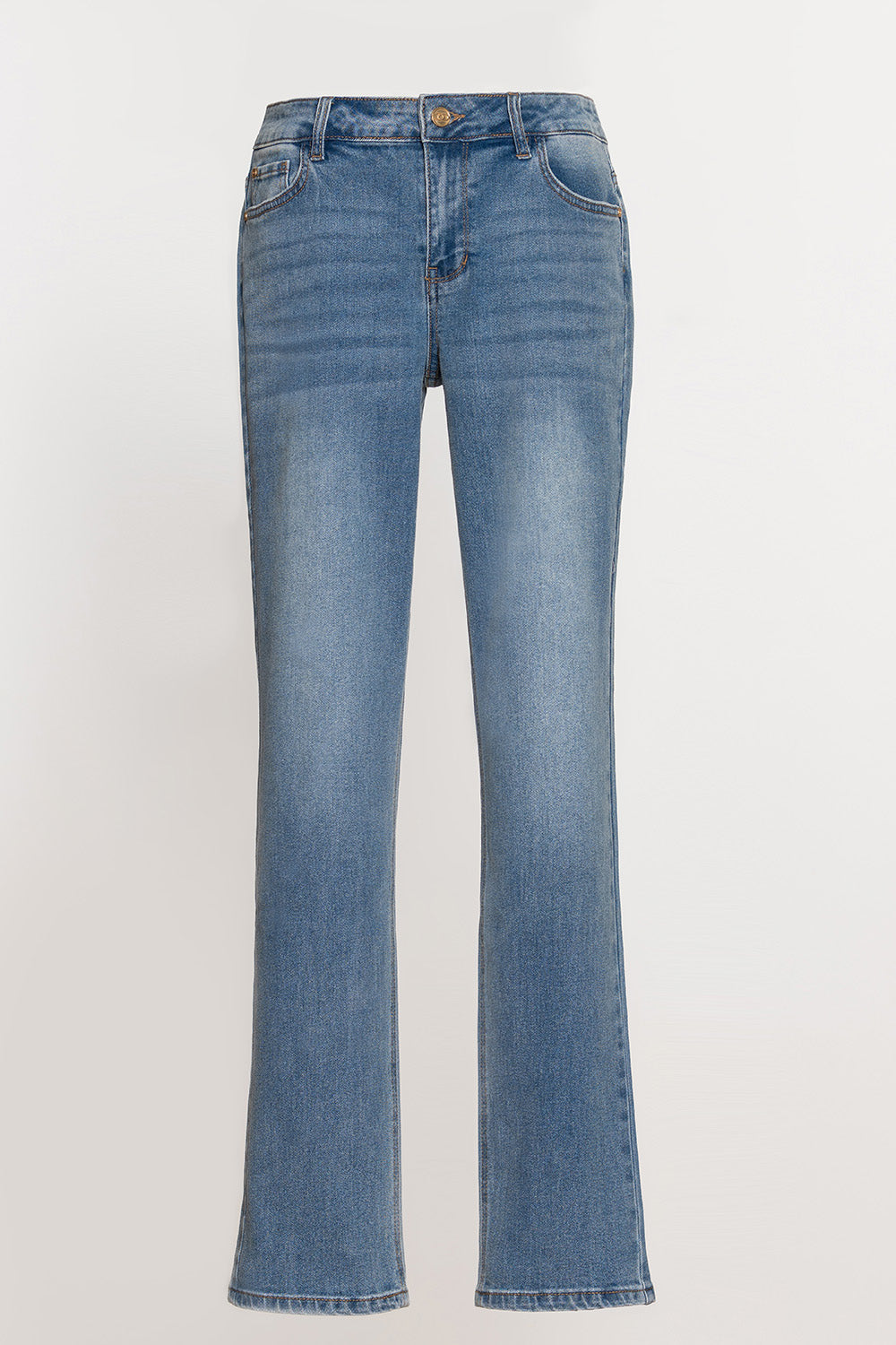 Customized Mid Blue Mom Jeans